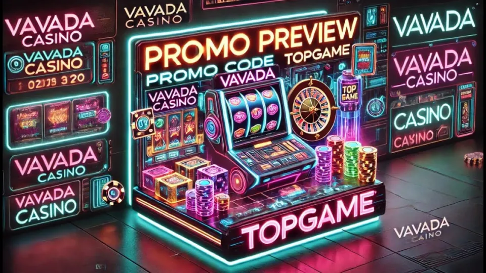 Vavada offers a unique bonus with promo code TOPGAME and chances to win big prizes